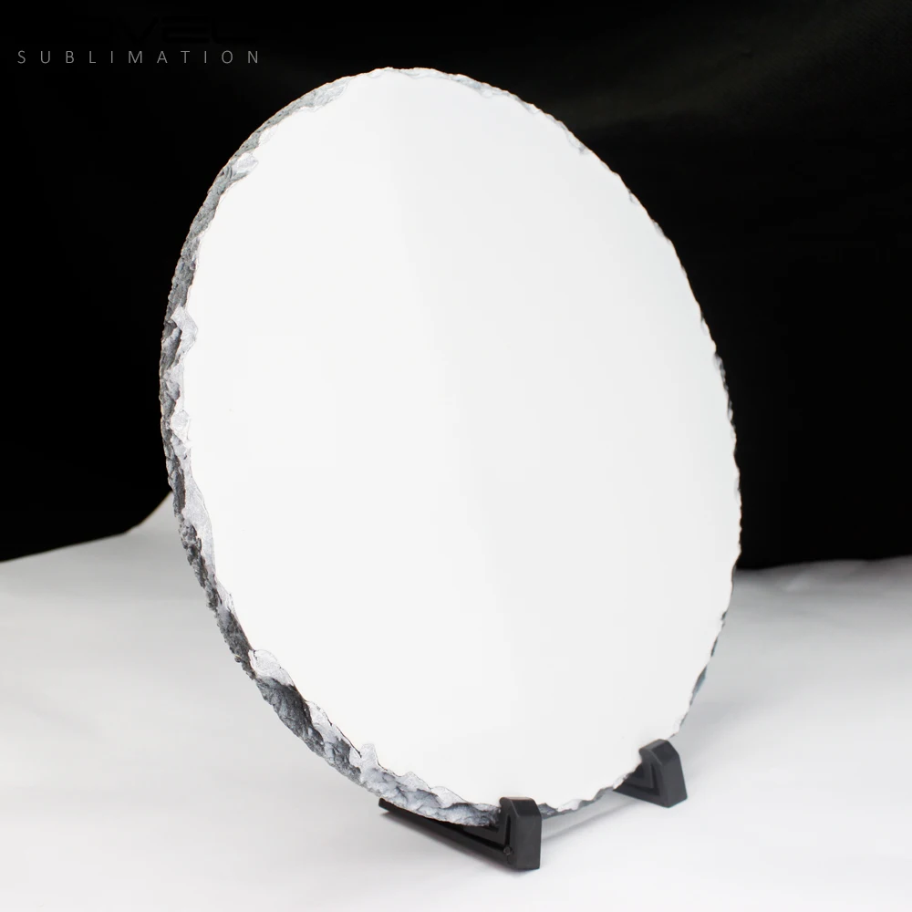 Sublimation square shaped blank photo natural rock slate custom photo frame slates