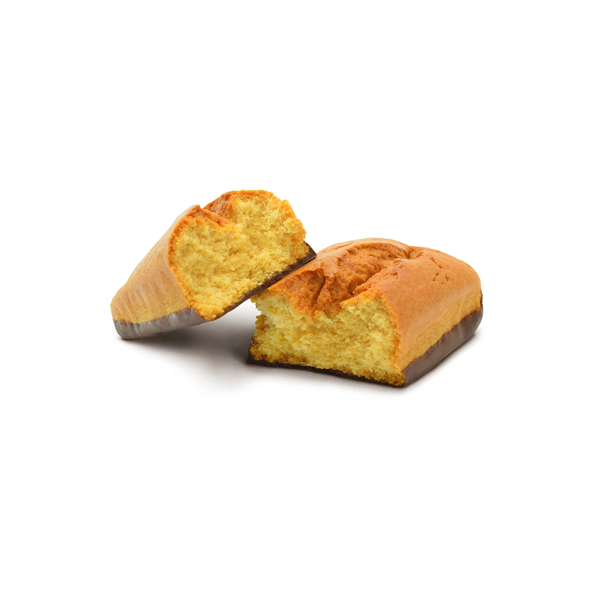 High protein bakery cake hazelnut loaf cake with 20% chocolate bottom gluten free cake