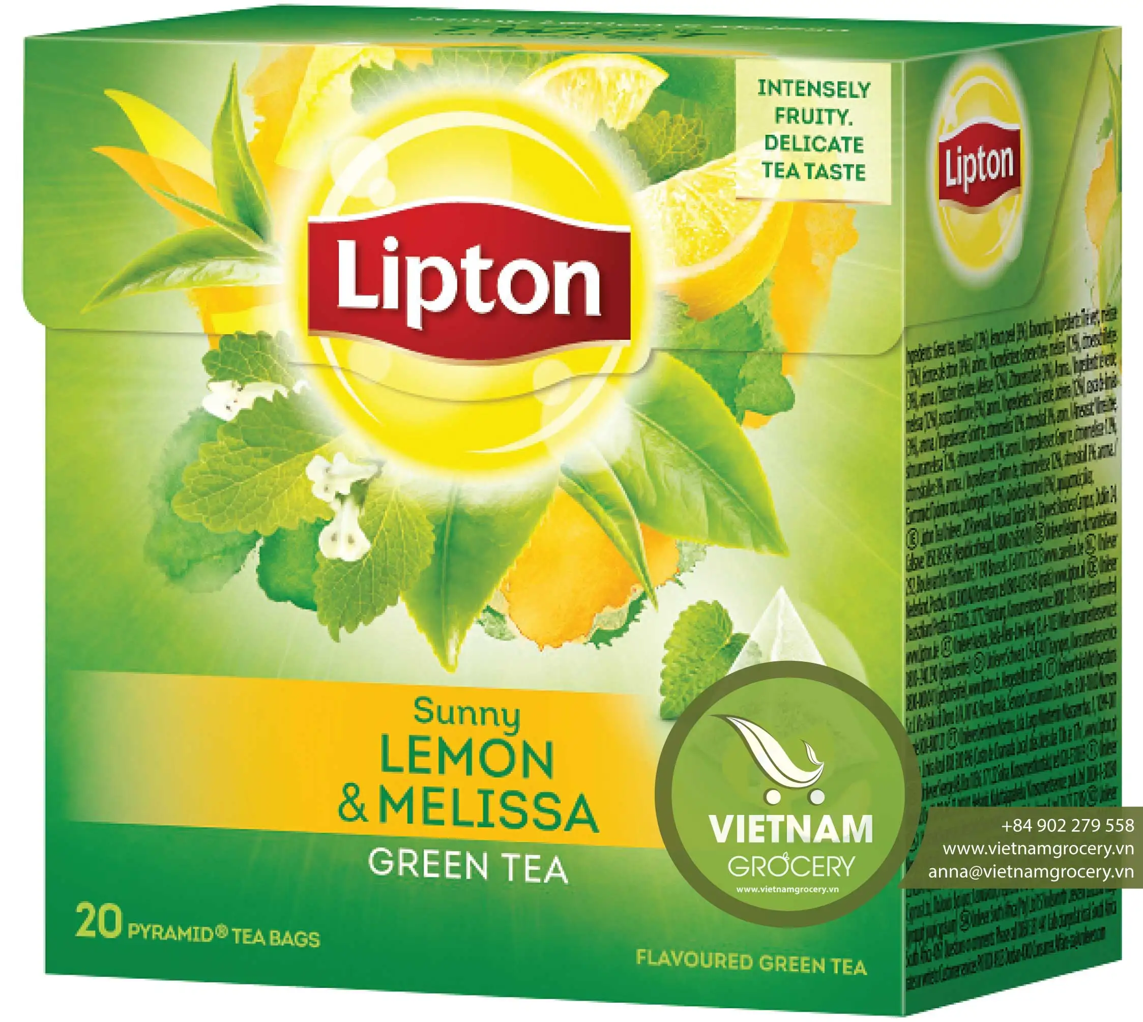 Sunny lemon and melissa green tea