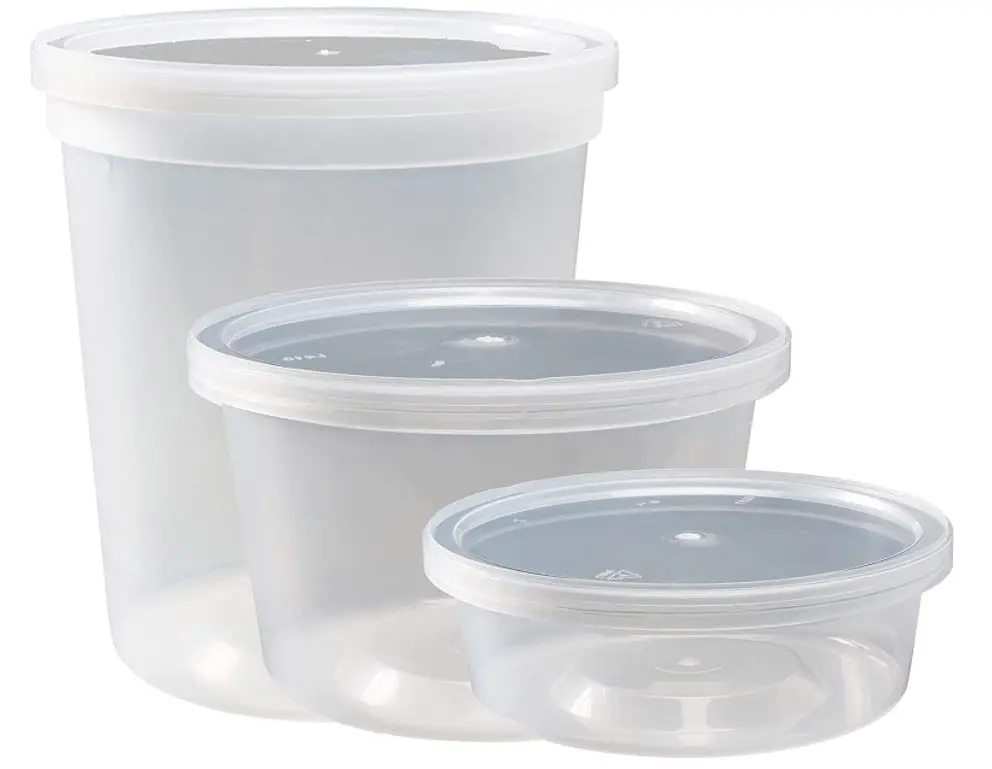 Контейнер для хранения пищевых продуктов с герметичной крышкой пластиковая Штабелируемая чаша без БФА морозильная камера можно мыть в посудомоечной машине низкая цена