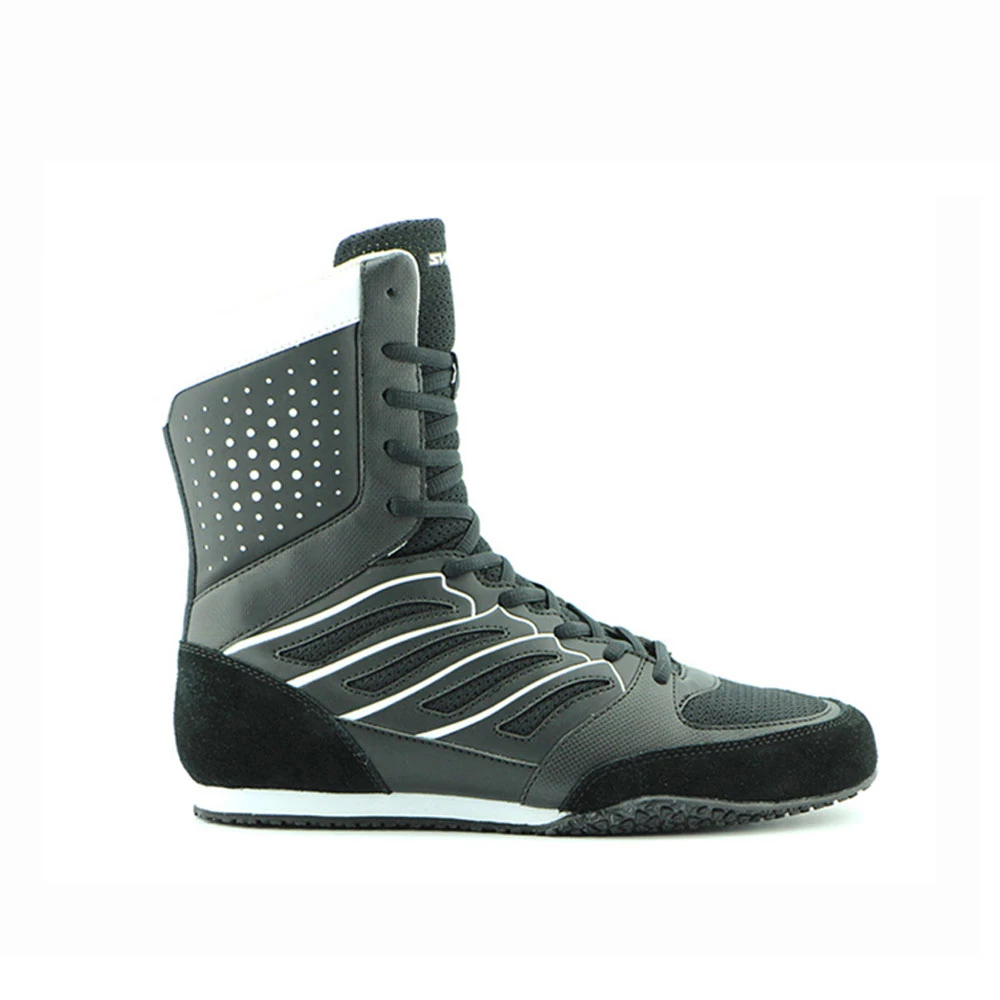 Latest Designs 2021 Breathable Non Slip Shoes Mesh Professional Boxing Shoes Wrestling Shoes for Men & Women