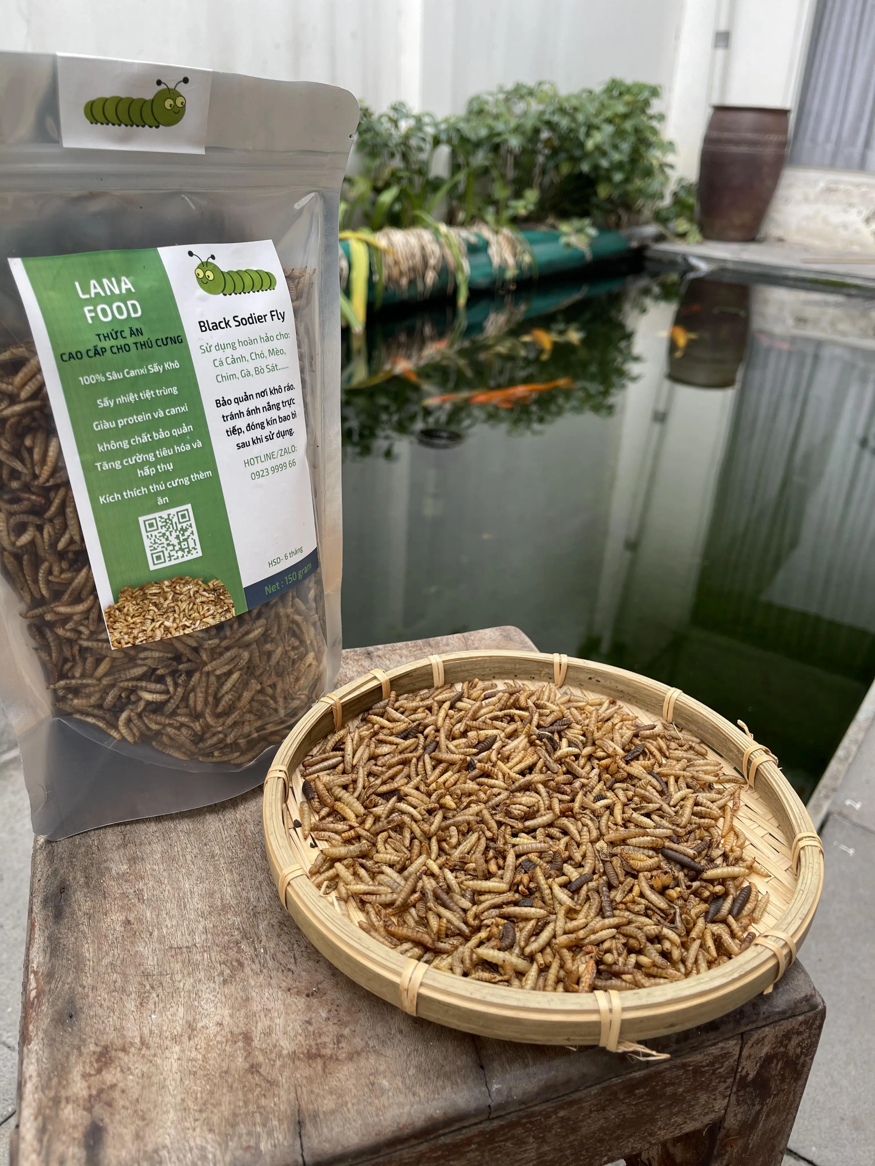 BBQ Natural Flavor Vietnam Home Pet Products Food Dried black soldier fly With 1kg Bag Packaging for animals