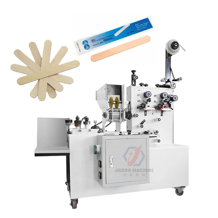 Автоматические одноразовые деревянные бамбуковые шпажки, Шпажки для языка, шпары для кофе, упаковочная машина