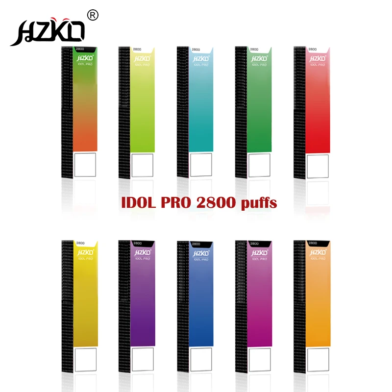 100% оригинальный пустой вейп-набор HZKO IDOL PRO 20 разных цветов 2800F электронный Австралия Лидер продаж в наличии оптовая цена