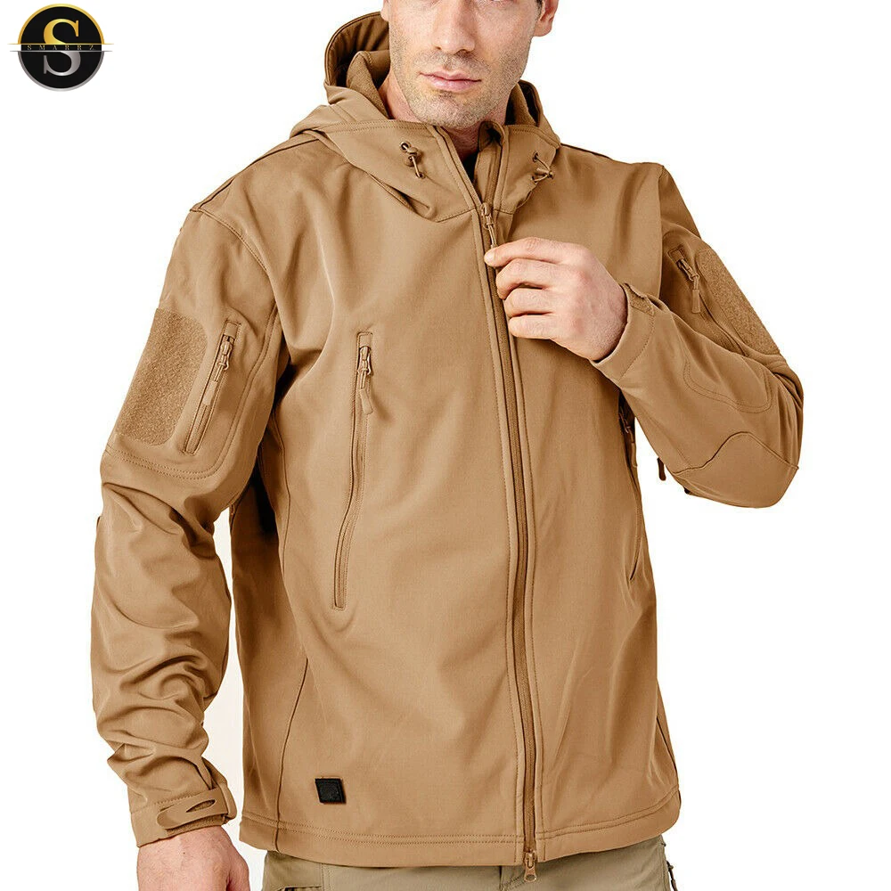 Оптовая продажа Мужская водонепроницаемая куртка оверсайз 100% с длинным рукавом Высококачественная дешевая софтшелл