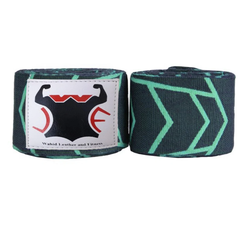 Easy Hook & Loop Mexican Style & Best Selling Hand Wraps for Boxing Training High Quality with Printed Colors