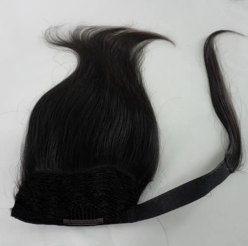 Pony tail high quality straight  hair of Viet Nam hair