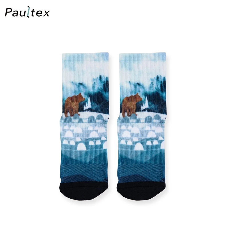 Custom Colorful Printing Matching socks for Mom and kids 2020