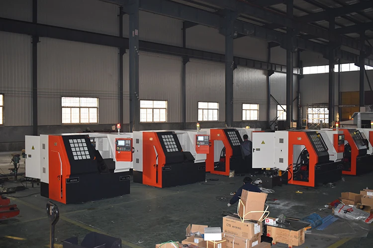 CNC Railway Wheel Lathe Machine 5 Tools X/Z Axis Lathes Machine Price