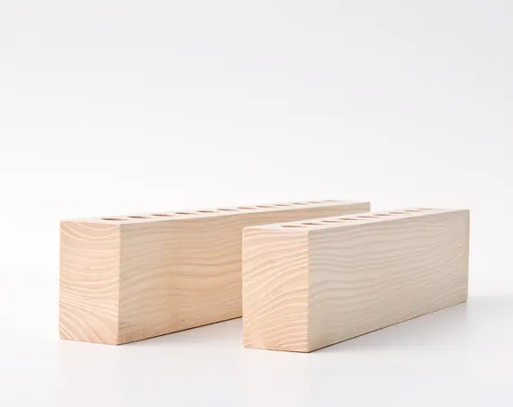 
wooden pen holder for table decoration Wooden Office Pen Holder with clock Storage Pencil Organizer Stand Box 