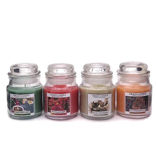 
Promotion 50% off on sale mini yankee style candles with private labels 