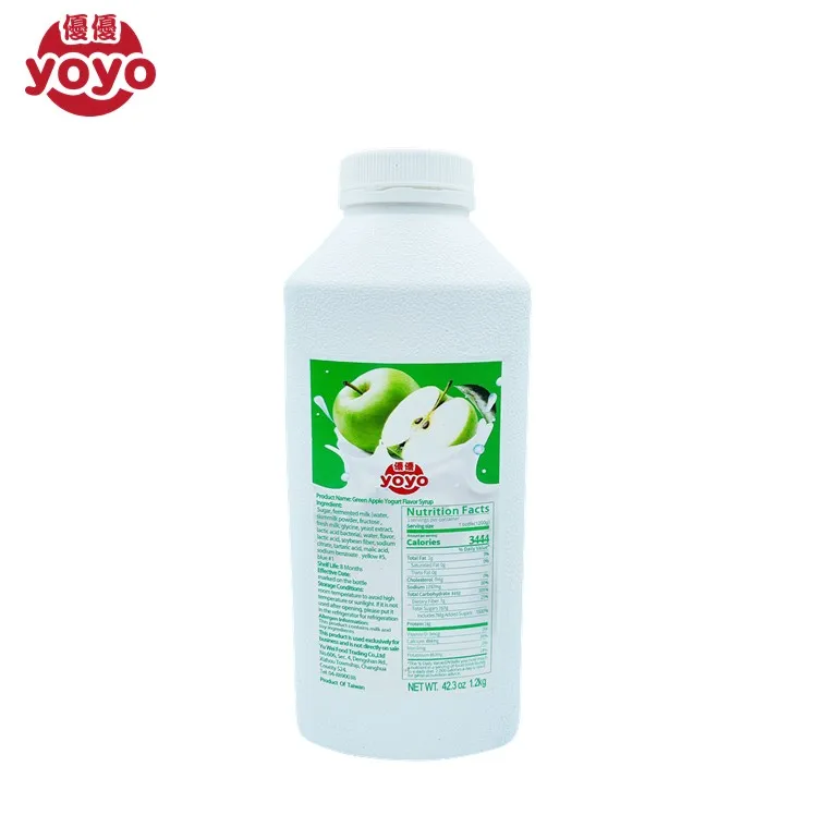 Syrup Yogurt Green apple1