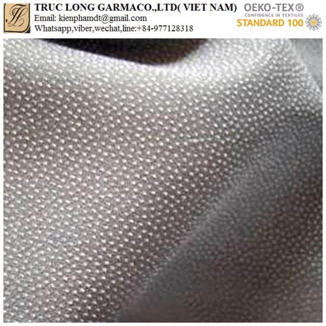 Superior quality PA microdot fusing adhesive garment interlining supplier