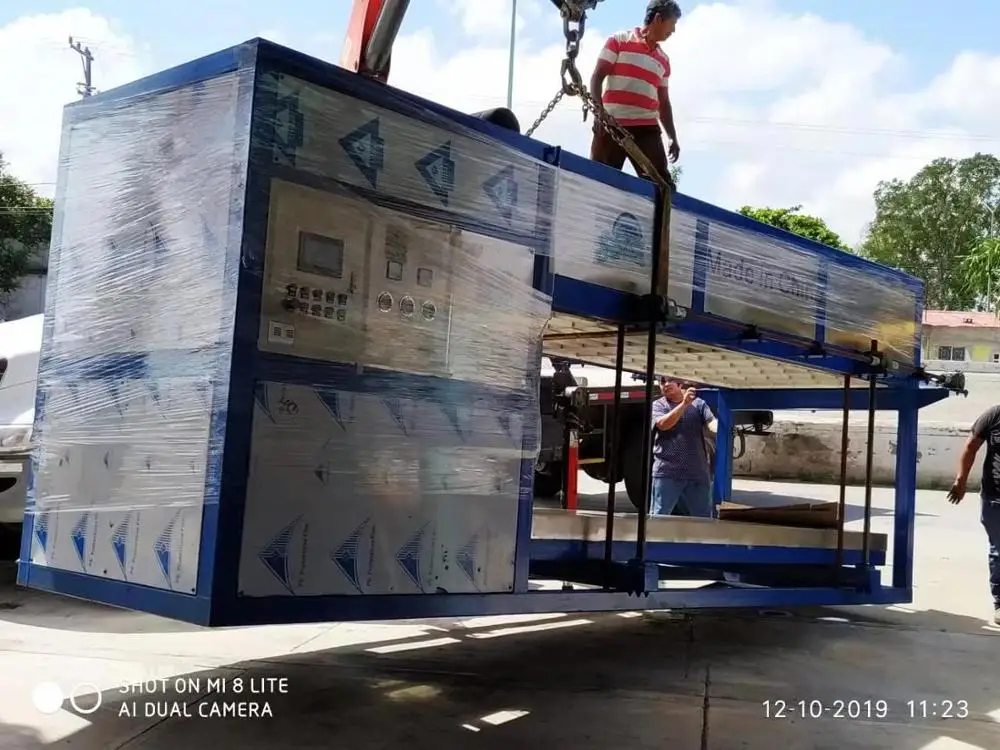 Energy Saving Enviroment Protection 5 Ton Direct Cooling Ice Block Macking Machine