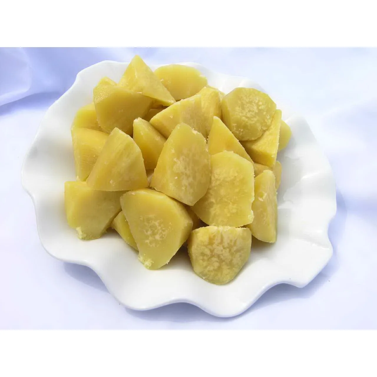 High Quality New Season IQF Process Frozen Steamed Sweet Potato Random Cut From Vietnam