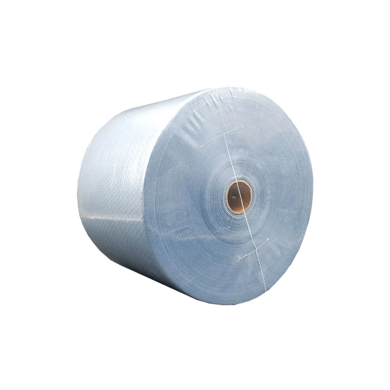 Factory Supply Woodpulp PP laminated spunlace nonwoven Fabric Jumbo roll for Industrial Wiper