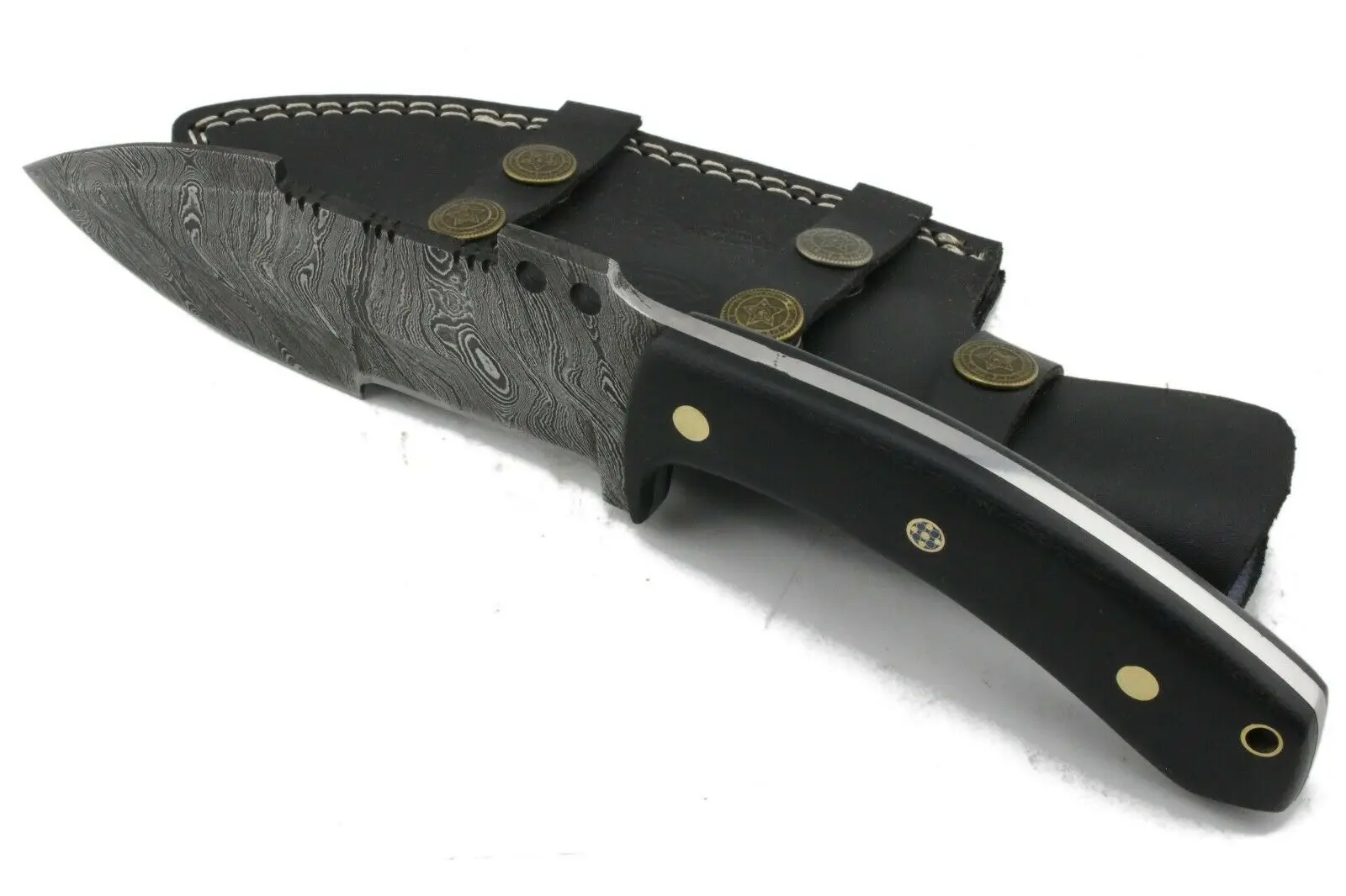 Дамасский нож ручной работы