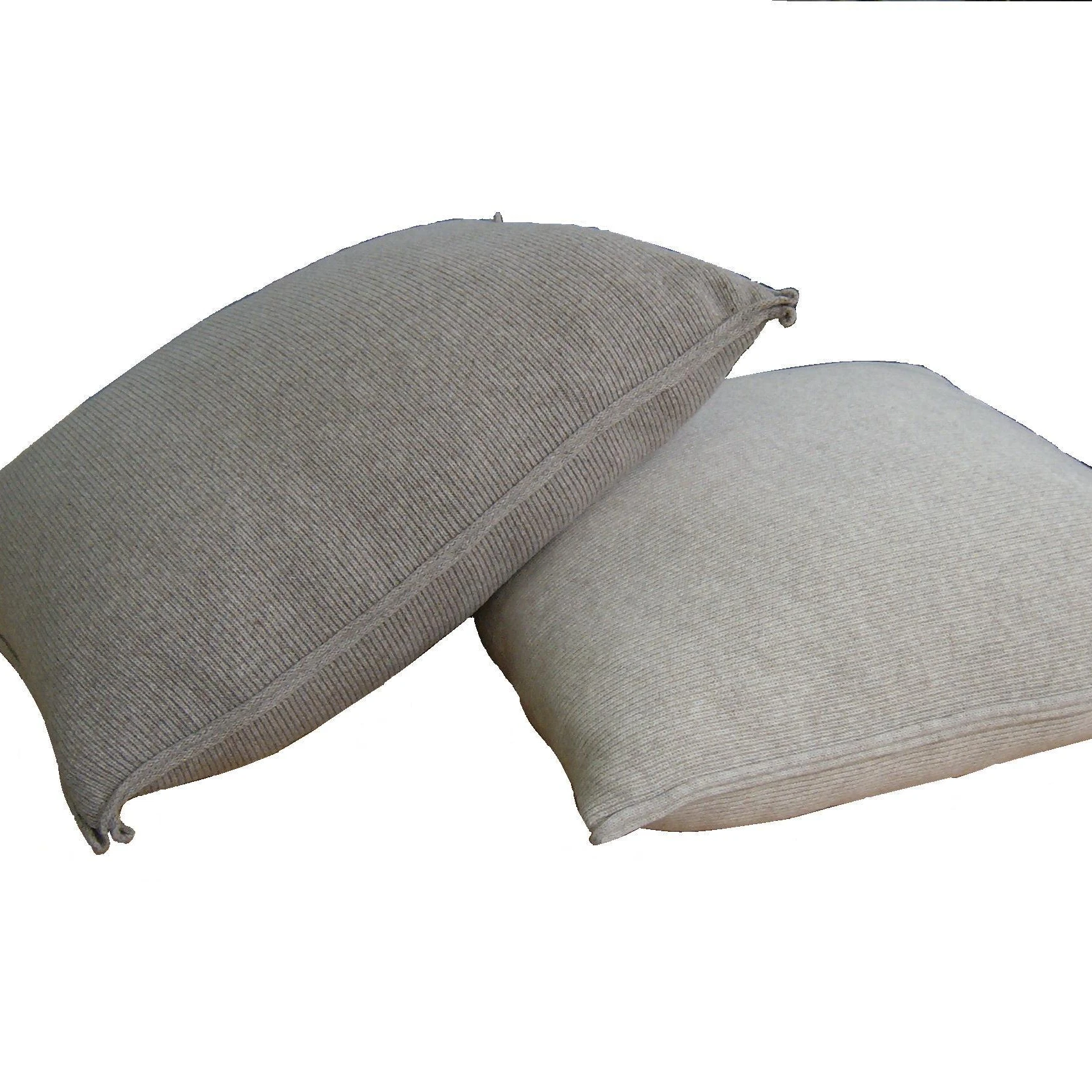 Top quality square Made in Italy 60x60 cm removable washable soft classic knitted wool cushion cover pillow for home decoration