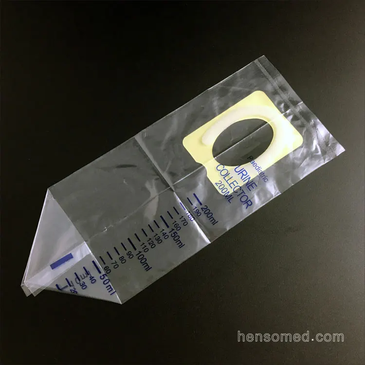 100ml/200ml Disposable Sterile Pediatric Urine Bag Collector for Child