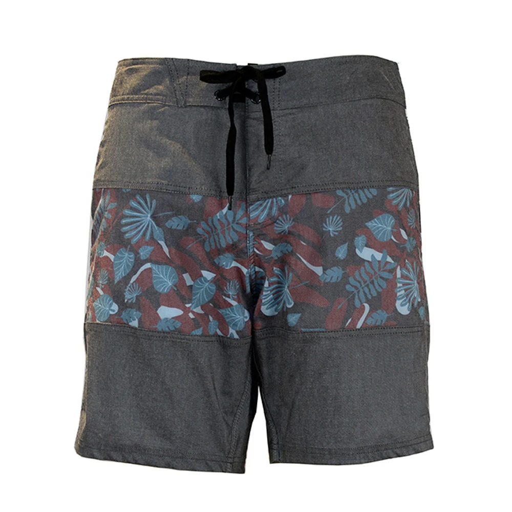 OEM Print Board Beach Stretch Surf Men Swim Shorts Waterproof Pockets Boardshorts Surf Custom Sublimation Shorts For Adult