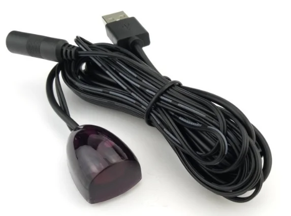 USB IR Repeater Infrared Remote Extender 1 Receiver 4 Emitters Control Kit for Amplifier Box Satellite TV Receiver DVD STB