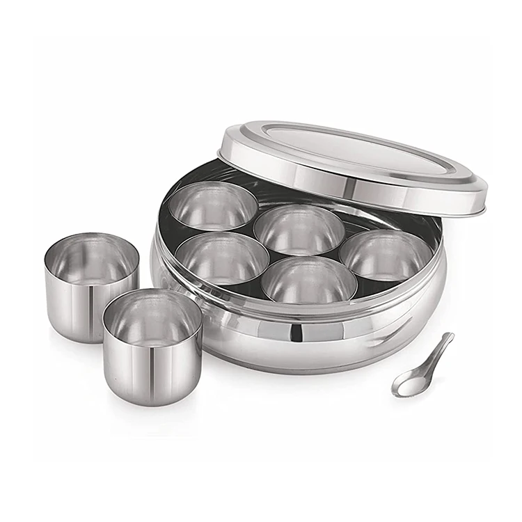 2022 New Products Spices Packing Box Stainless Steel Spice Box Organiser For Kitchen On Sale At Wholesale Price