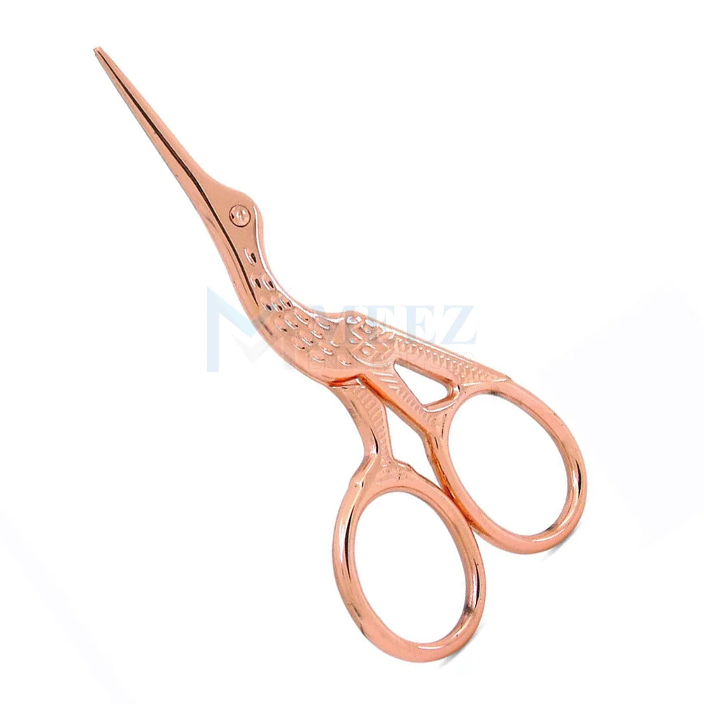 Wholesale Stork Embroidery Scissors And Cross Stitch Sewing Craft Bird Small Tool Scissor Beauty Instruments