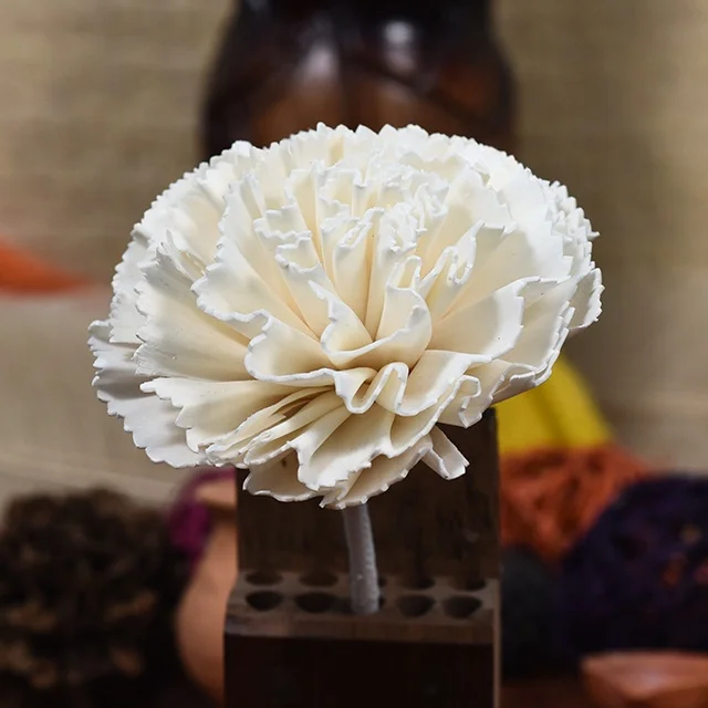 Sola wood flowers with cotton wick for Air Freshener scent perfume diffuser  Flowers For Wedding Home Party Decoration artificia