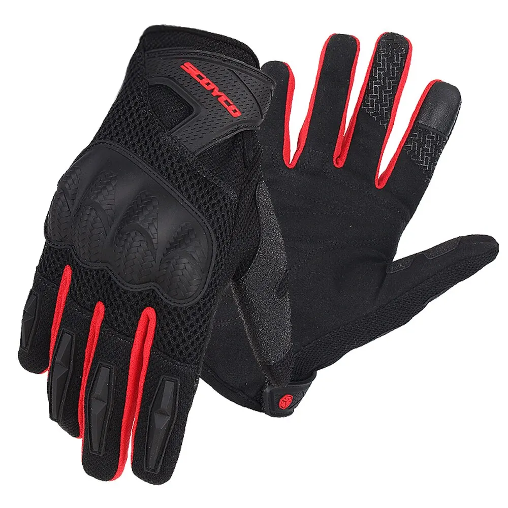 Genuine Leather Waterproof Motorcycle Racing Gloves Proof Fabric hot selling Motorbike Gloves