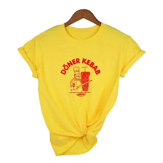 
Sloping Shoulder Spray Paint Printed Women T Shirt 