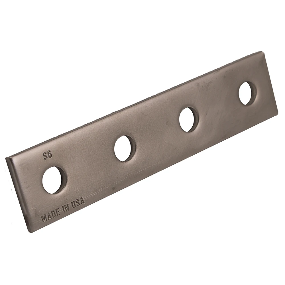 Распорка с 4 отверстиями, плоская пластина с 4 отверстиями 316Ss