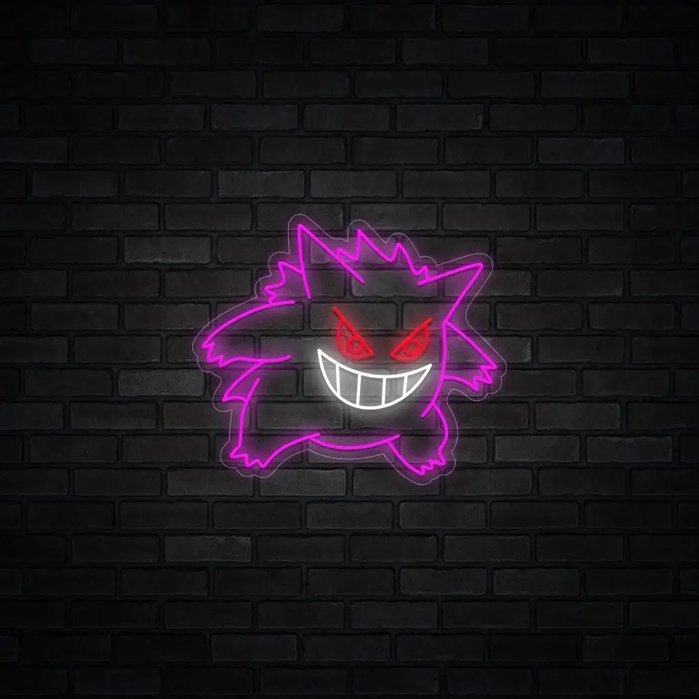 Gengar-светодиодная неоновая вывеска
