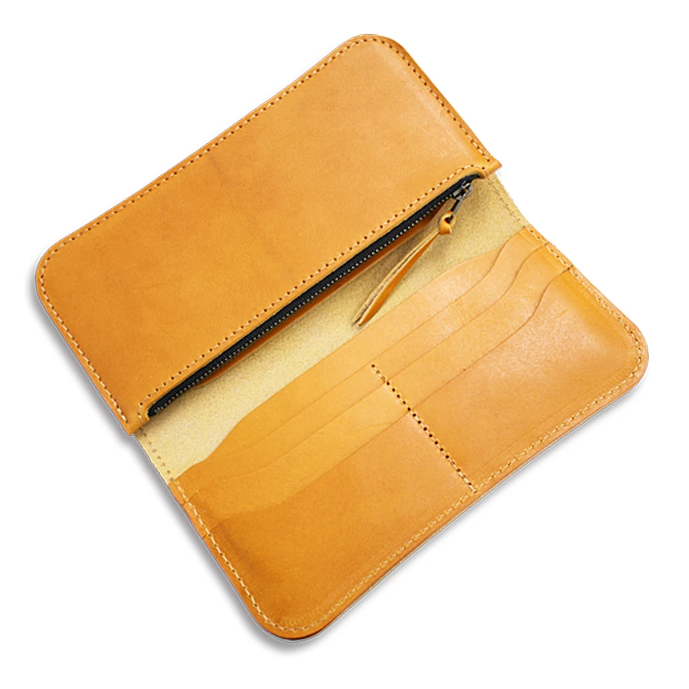 [Точиджи кожаный] длинный кошелек-Сделано в Японии