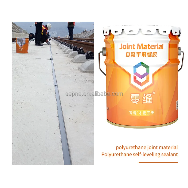 single component self leveling polyether urethane waterproof sealant for epoxy floor square wall pipe wharf basement