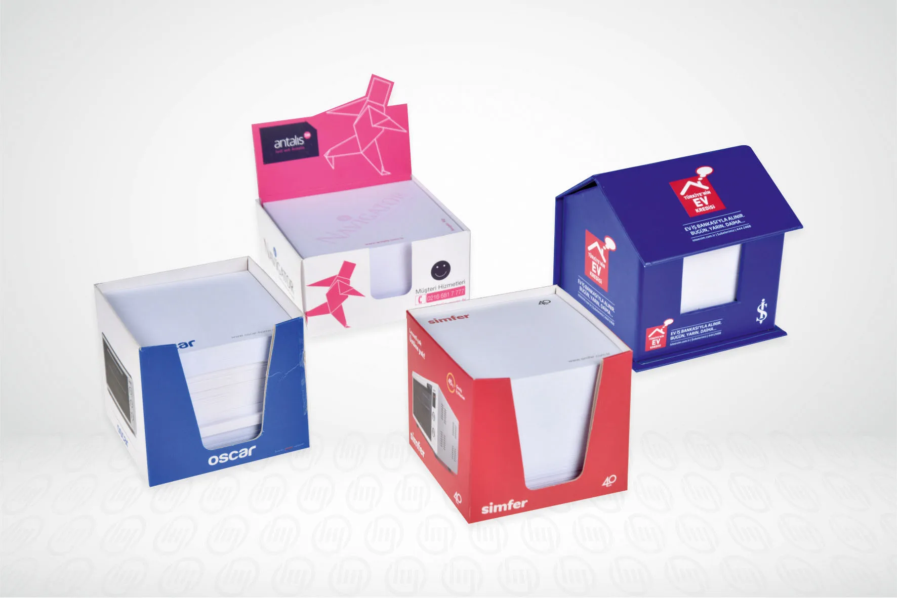 Note box : High Quality low Price custom colors recyclable paper sticky note with paper box
