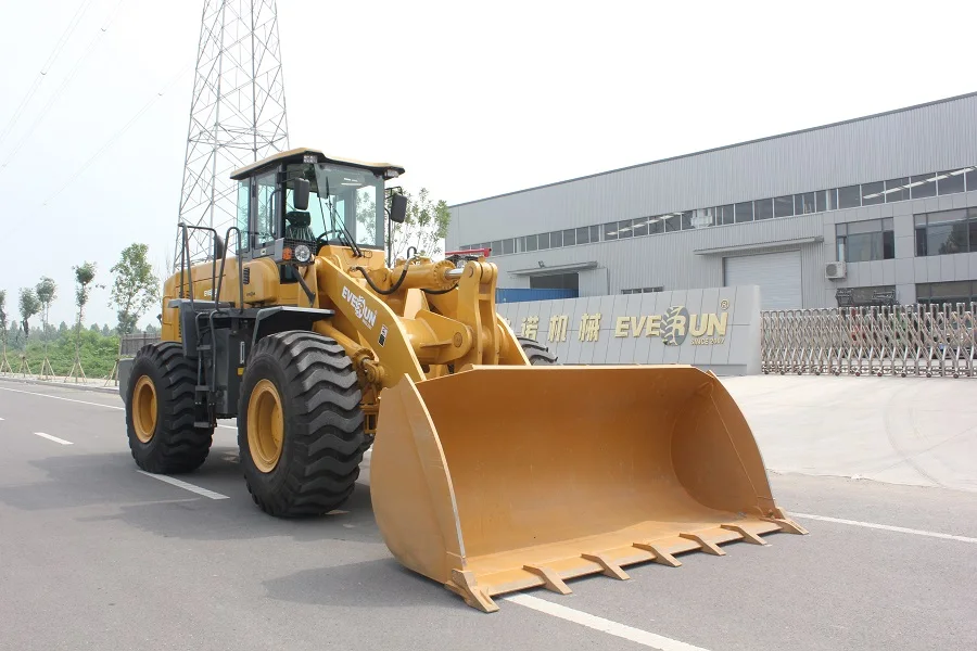 New Chinese EVERUN ER50 5ton строительная и сельскохозяйственная местность сверхмощный колесный погрузчик Лидер продаж