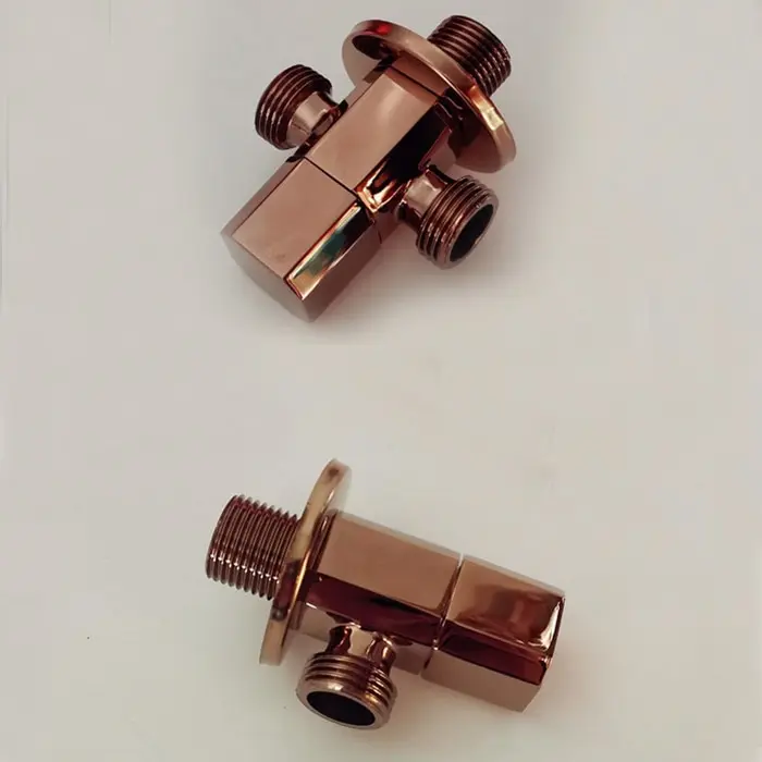 STOCCO brass copper black angle valve for Kitchen bathroom toilet Cold and hot water stop valve