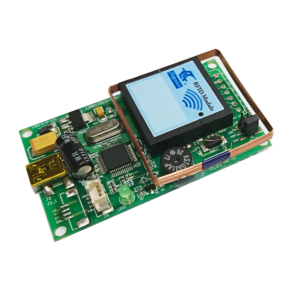 USB RFID LF 125 кГц FSK модуль считывания RS232 UART