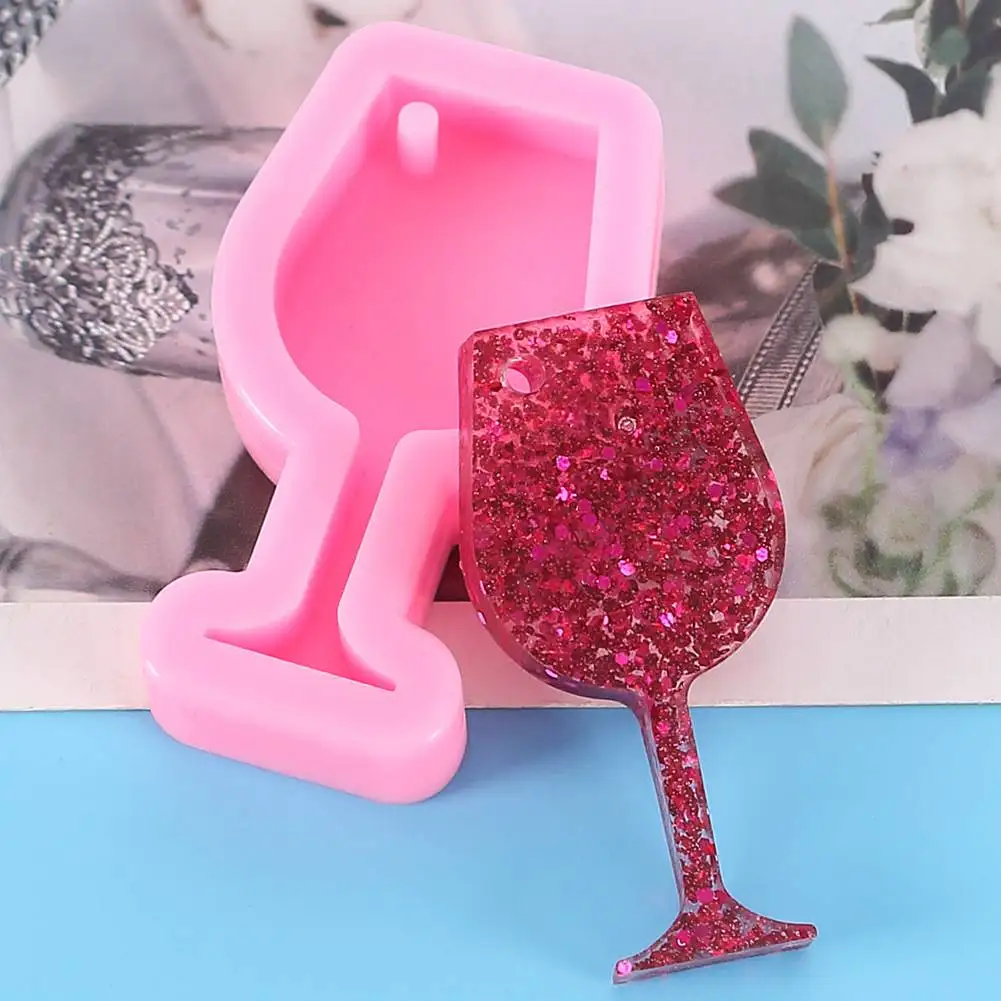 Multi-shape Cartoon Bear Heart Musical note axe dollar sign Dog Paw Silicone mold For Epoxy Resin Casting DIY Jewelry keychains