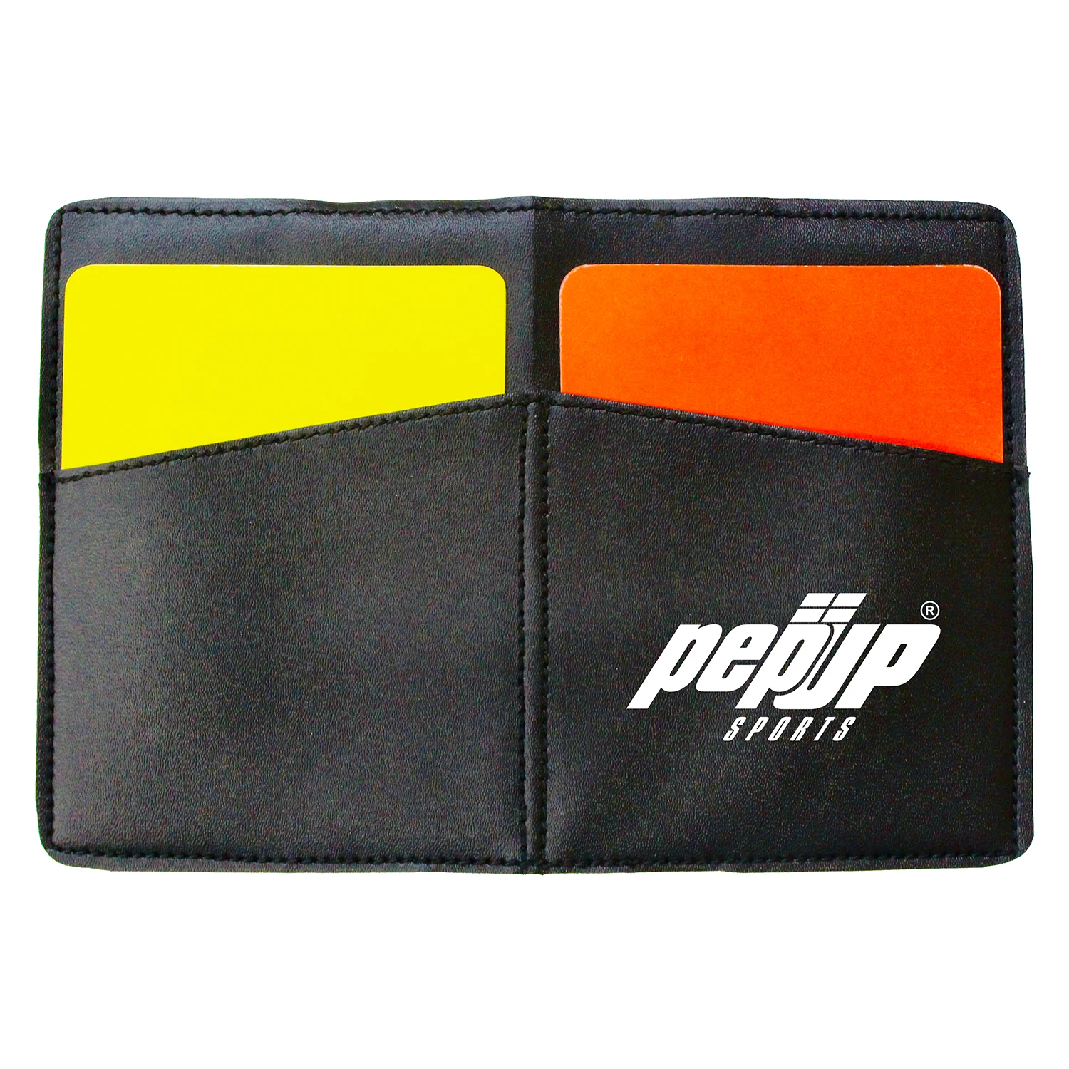 Pepup Soccer Football Referee Cards Wallet,Referee Wallet with Yellow and Red Warning Cards Sport Officials Penalty Cards
