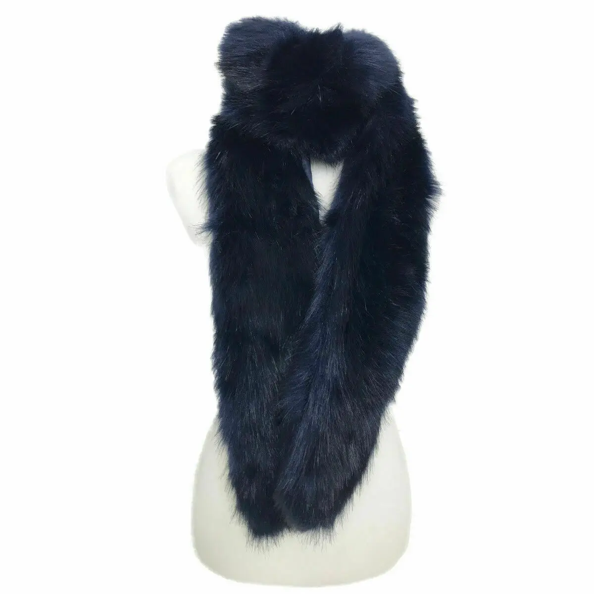 high quality Ladies Winter Faux Fur Neck Warmer Wrap Large Collar Shawl Stole Fashion Quality Fox Fur Collar Scarf Winter Warm