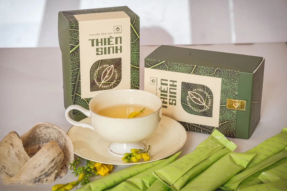 Vietnam Bird Nest Drink Thien Sinh Instant Swallow Bird Nest Tea High Quality Wholesale
