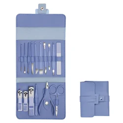 Hotsale High Quality Black Nail Clippers Beauty Manicure tool set 7/8/10/15/18pcs/set dead skin Clippers Pedicure Manicure Set