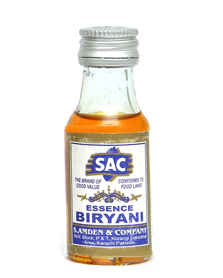 FOOD FLAVORS & ESSENCE SAC - Kewra, Biryani, Vanilla,  Blueberry, Strawberry, Pineapple