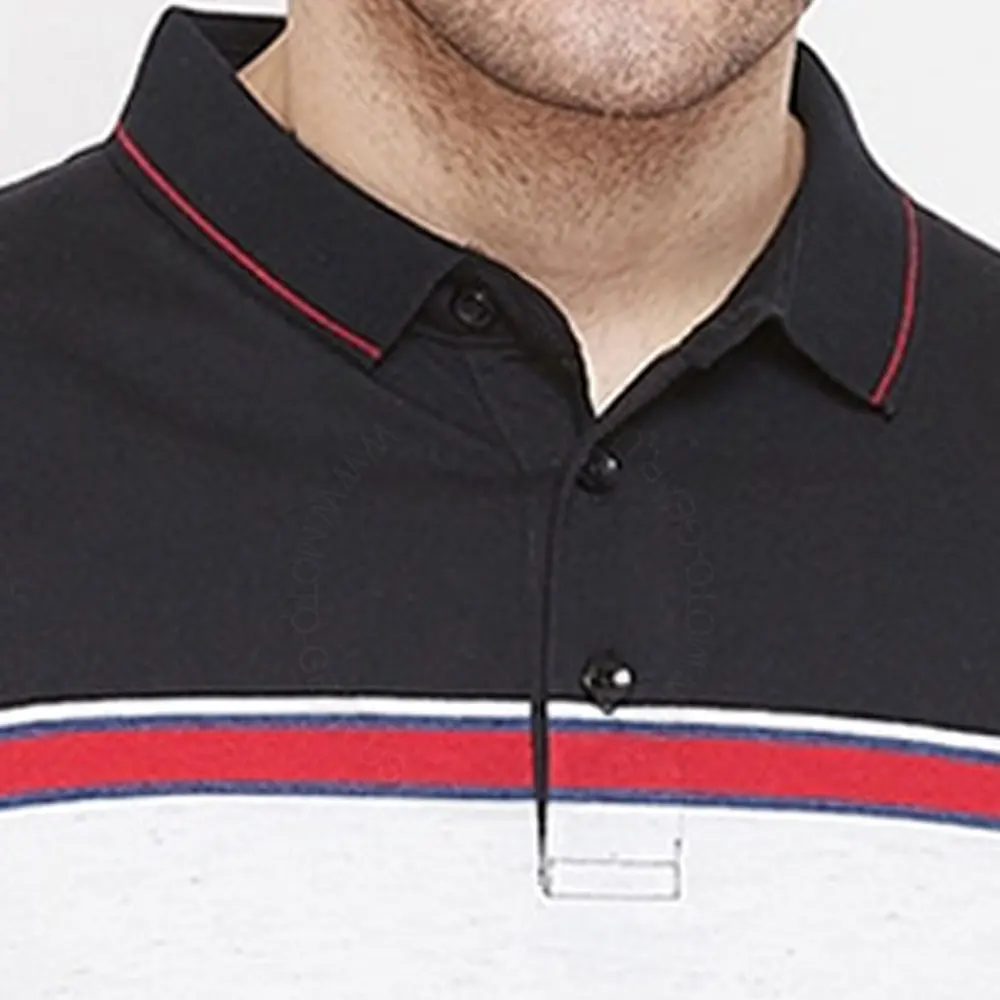 Хлопковые футболки-поло с коротким рукавом и воротником-стойкой