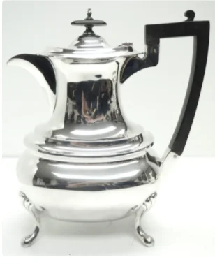 Современный EPNS золотой Латунный Чай Кофе Кава набор с 3 горшками блестящий никель для сервировки подарков наборы на свадьбу фирменный домашний декор