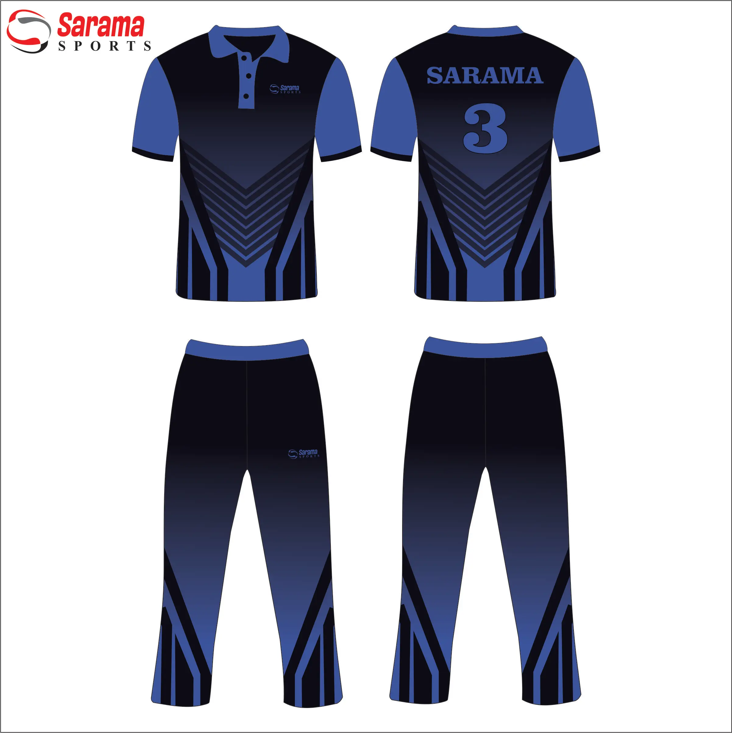 Сублимационная одежда для команды по крикету дизайнерская спортивная штаны Униформа трикотажная Крикета