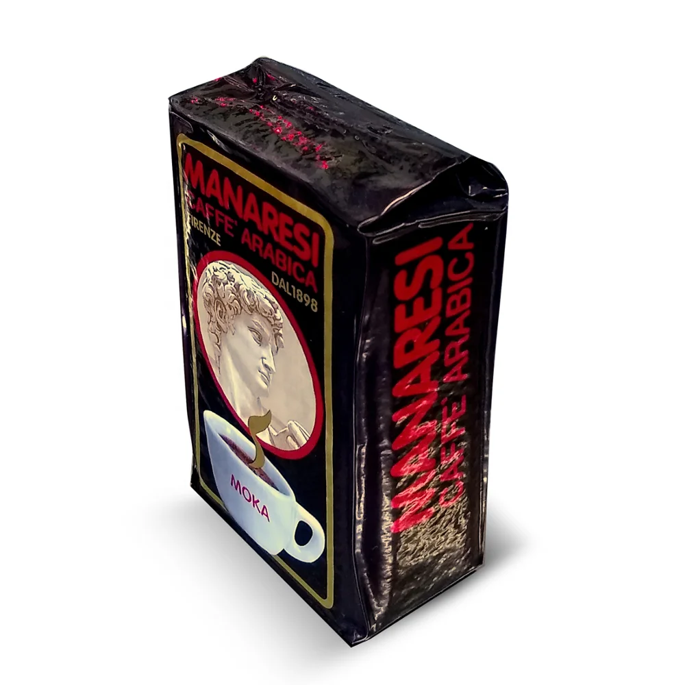 
Vacuum packed 250g Ground coffee Italian moka arabica robusta coffee 