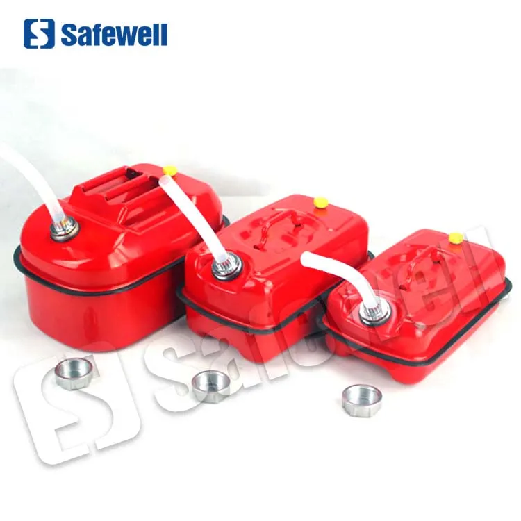 SWJC-31 10 Liter Horizontal Metal  Flat petrol Jerry Can