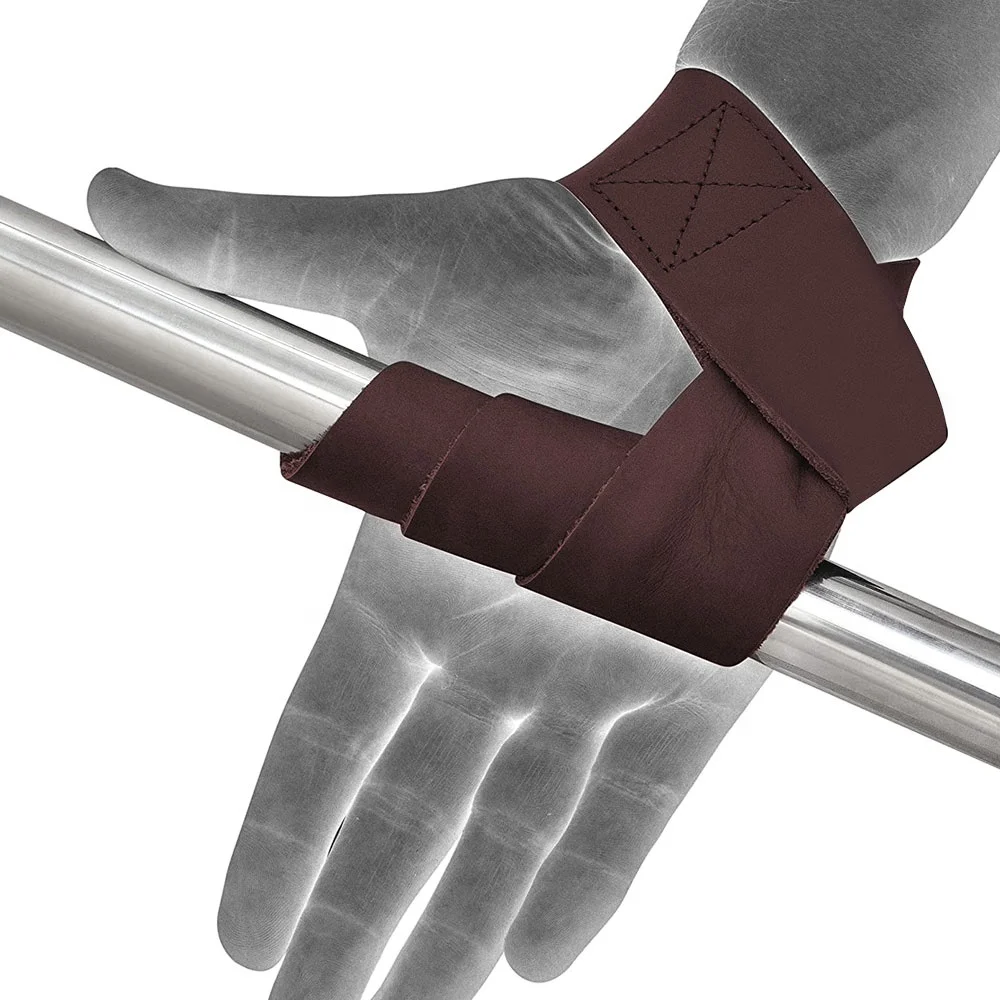 2022 New Arrival Weightlifting Leather Lifting Straps Best Price